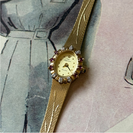 ساعة نسائية فنتج jules jurgensen