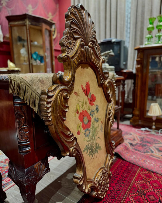 لوحة زهور مزخرفة