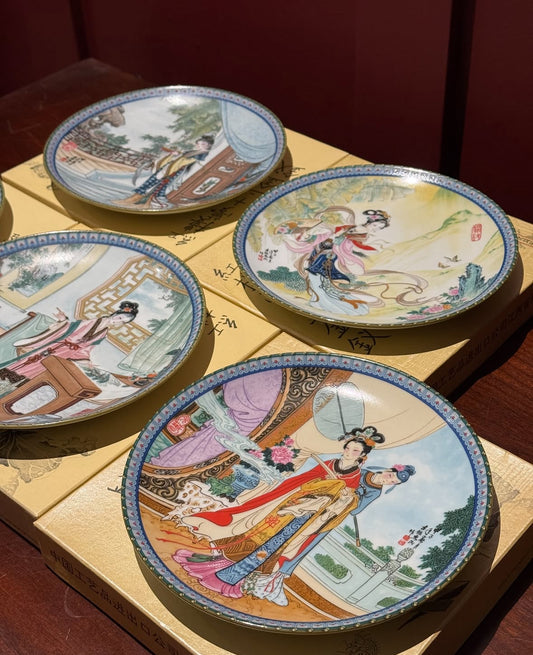 مجموعة صحون صينية ديكور