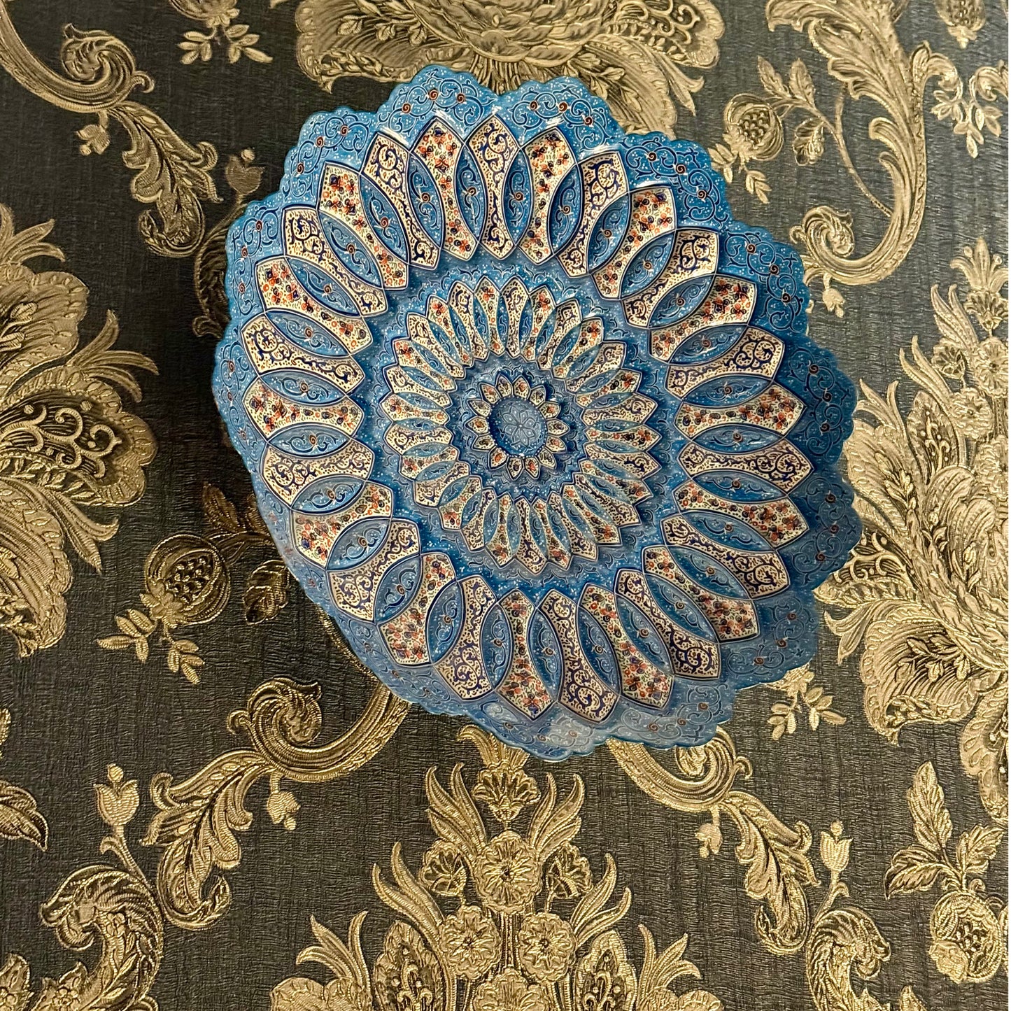 طبق نحاس ايراني