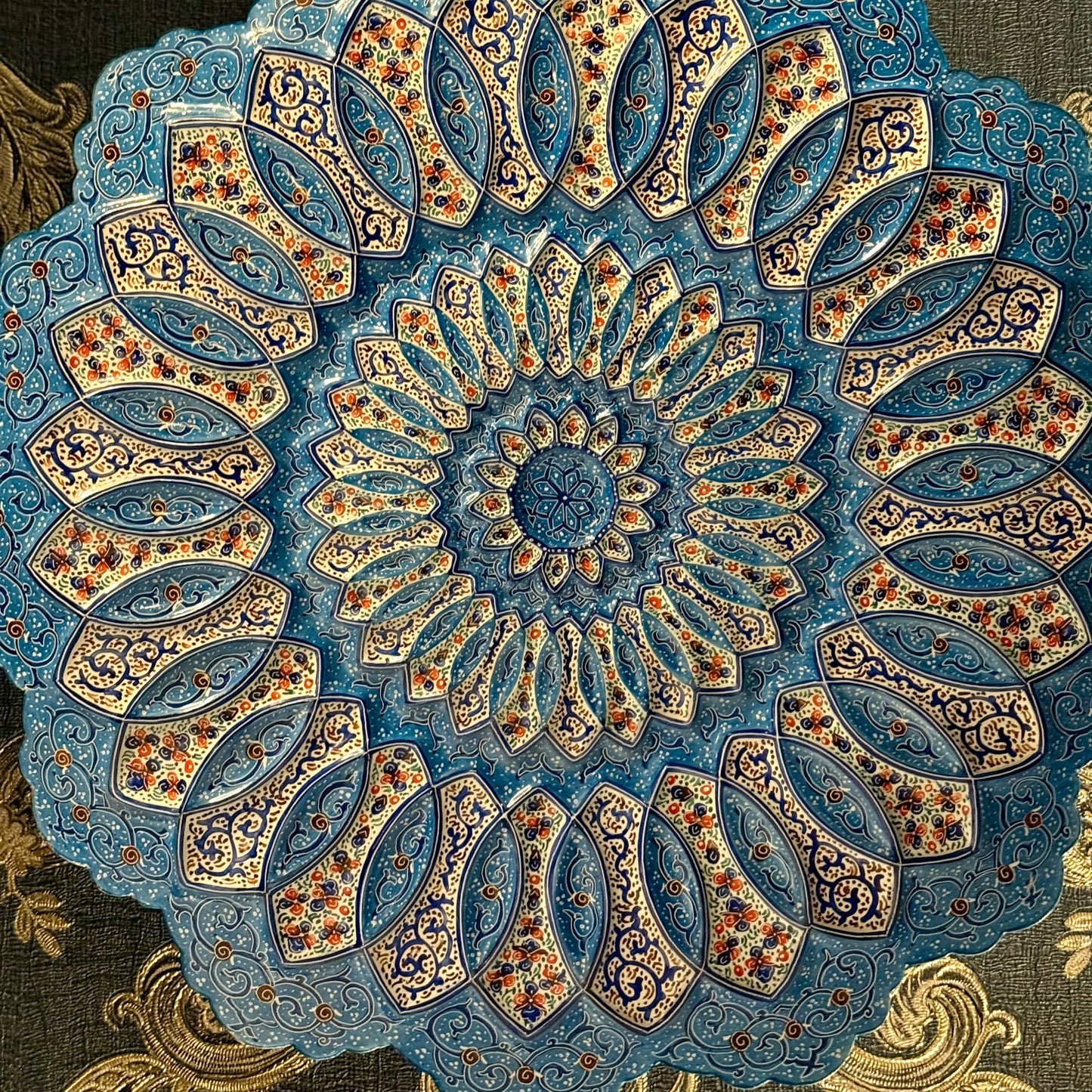 طبق نحاس ايراني