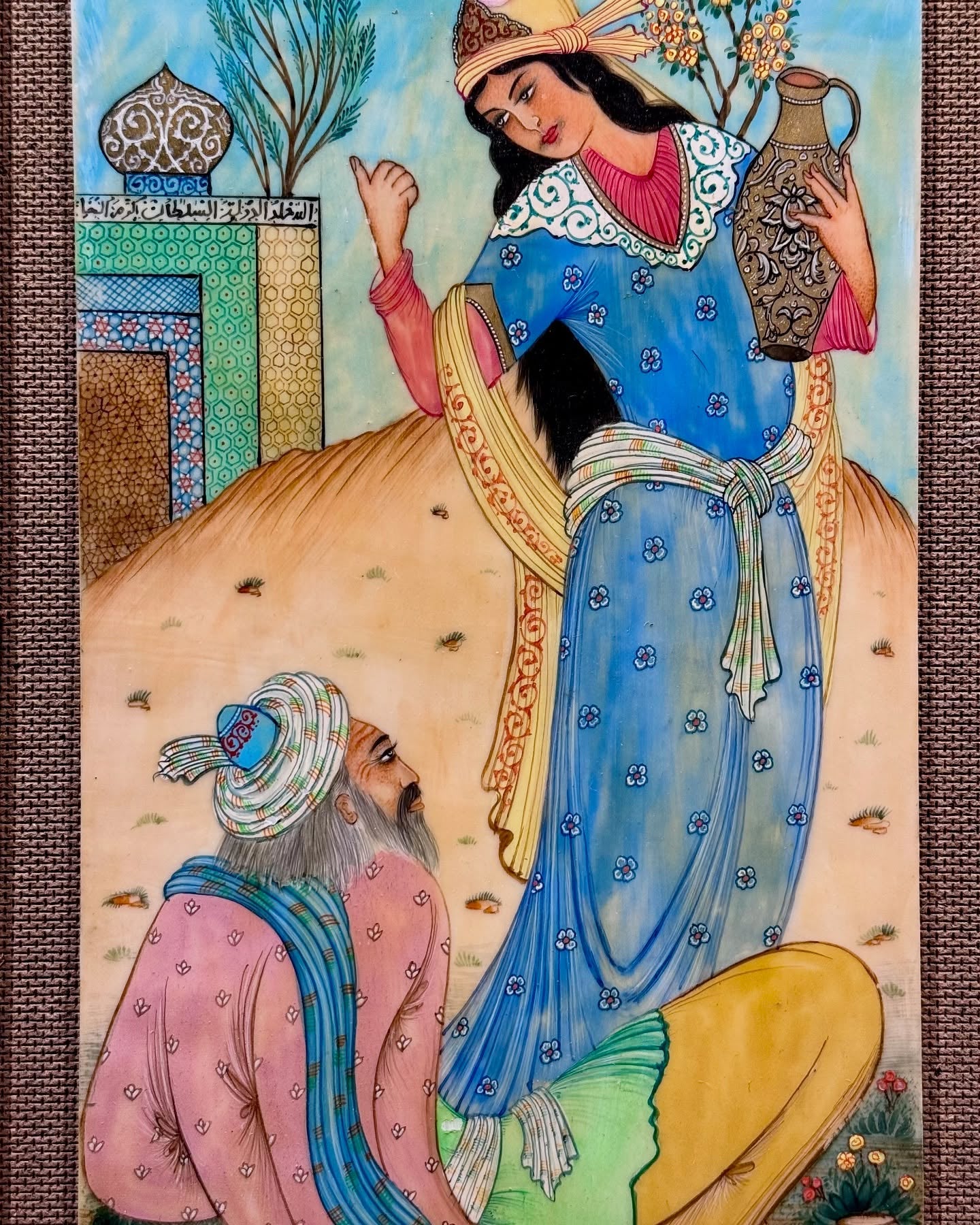 لوحة سيراميك فارسية