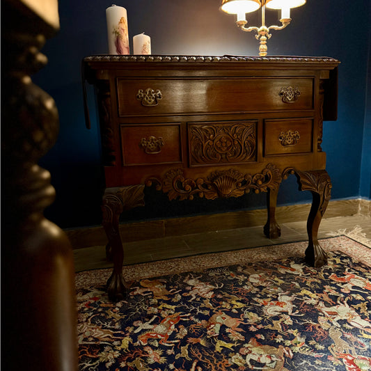 كونسول خشبي فنتج