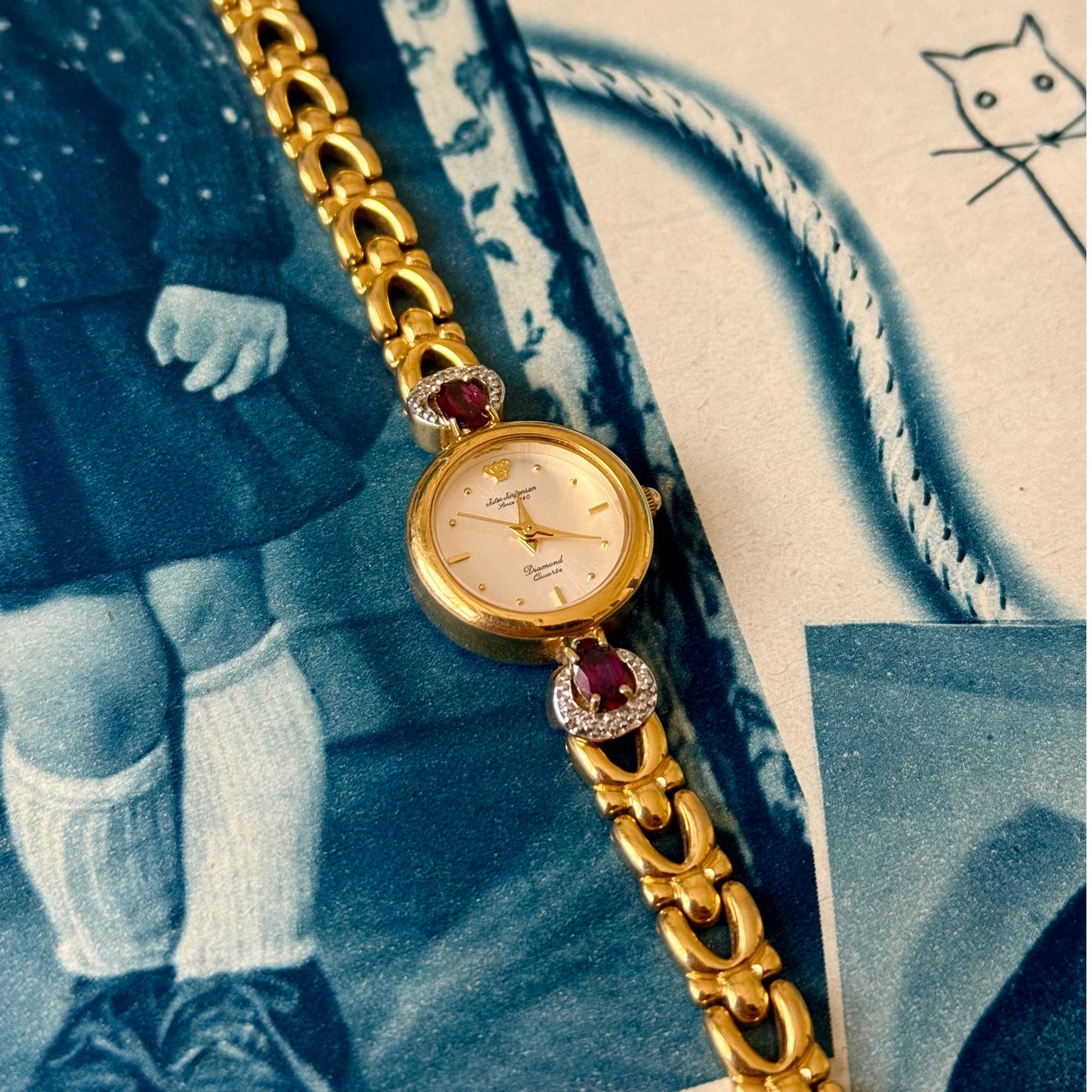 ساعة نسائية jules jurgensen