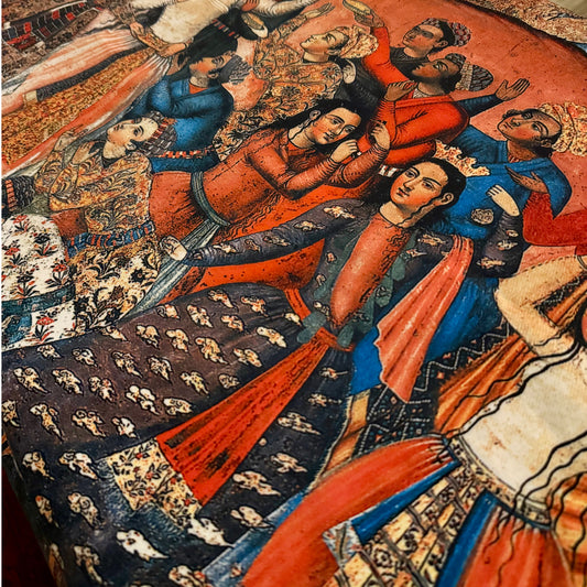 مفرش ايراني بطابع تراثي