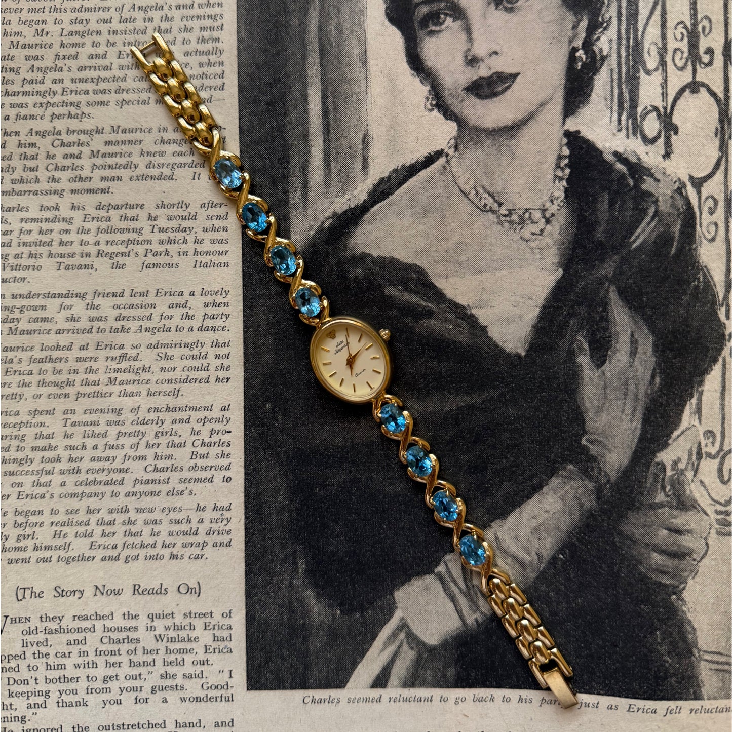 ساعة نسائية jules jurgensen