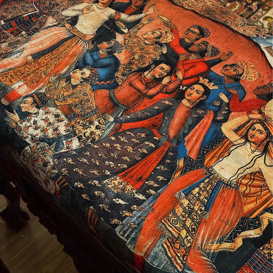 مفرش ايراني بطابع تراثي